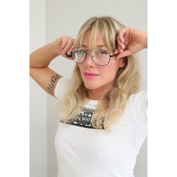 Vintage NOS, 1980s Elan Matte Black Round Eyeglasses Glasses Frames 53-18-135 - Picture 1 of 7